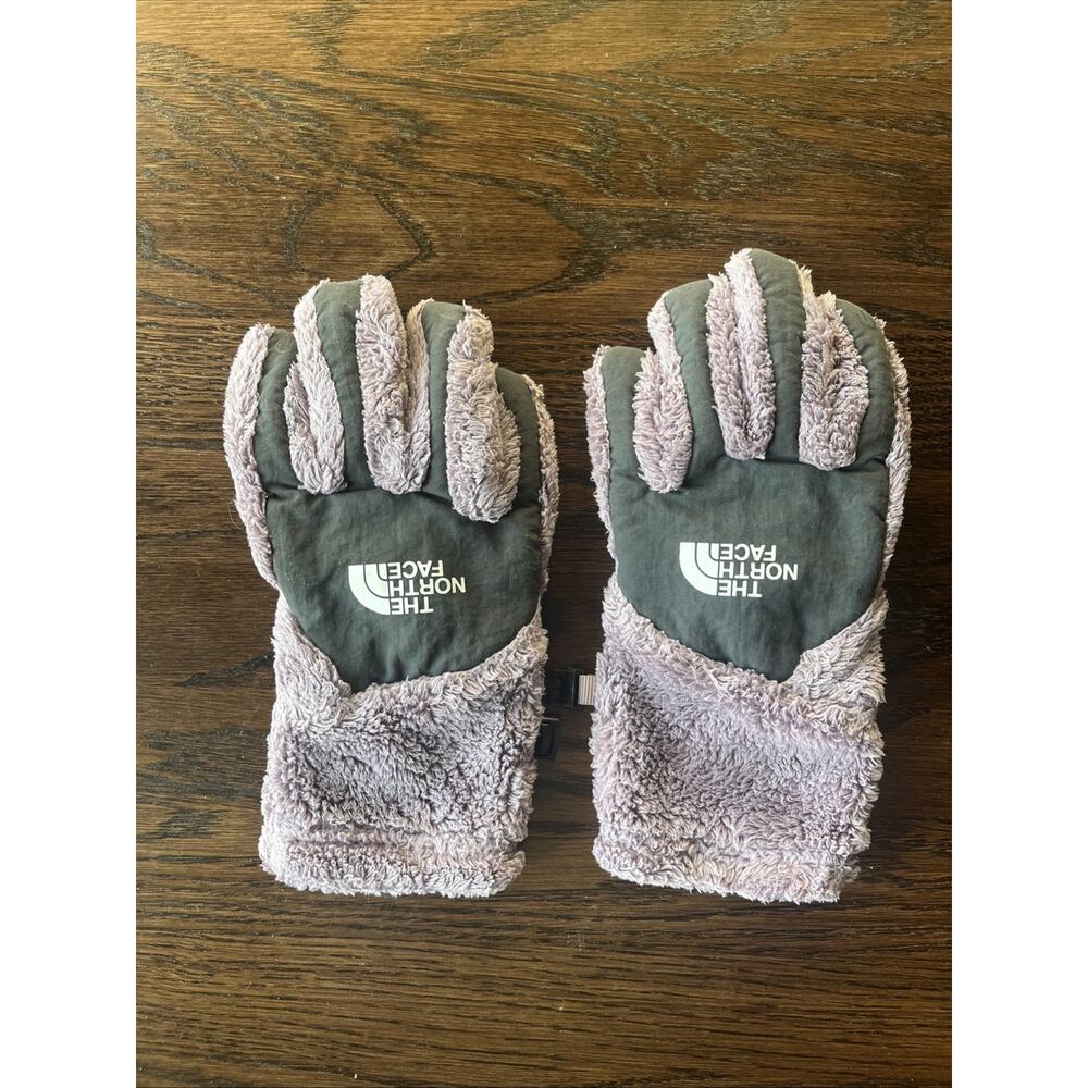 The North Face Girls Winter Gloves - Purple U|R Powered - Grip & Connection Clip